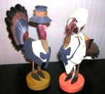 (image for) Thanksgiving Turkey Taper Candle Holders